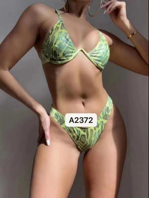 China Elasticity Female Underwear Sets Green Solid Color Panti Bra Ladies for sale