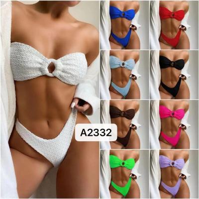 China Swimming Suits Bikini Sexy Strength Abrasion Resistance High Elastic Backless Sexy White Lady for sale