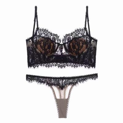 China Ladies' Sexy Lace Lingerie High Elastic The New Type Blackless Fashion Europe Abrasion-Resistant  Sexy Lady Durable asia à venda