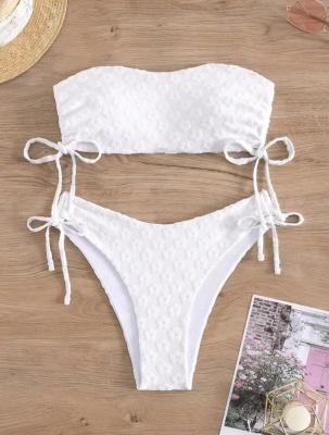 China Bikini Style Swimming Solid Suits for sale