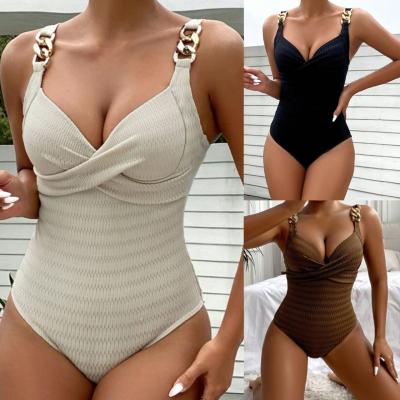 China Red Striped Burkini Curvy Bathing Suits Form Fitting Te koop