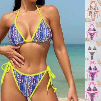 China Stylish Swimwear With Halter Neckline And Ruched Features ' Top Choice for sale