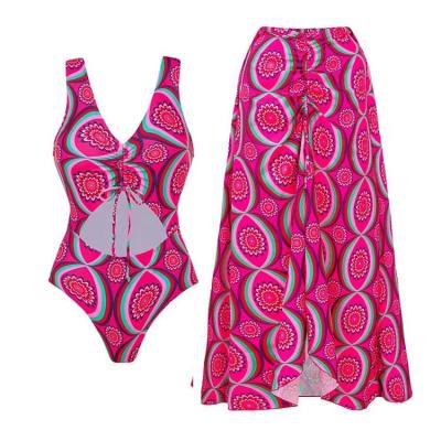 Cina Stylish Three Swimsuit Set Donne Padded Bikini con Regolare in vendita