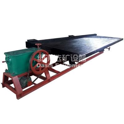 China Oasis Mining Equipment Gold Shaking Table Separation Equipment Mining  3t/h for sale