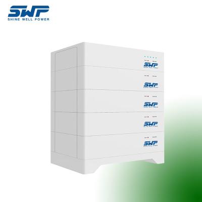 China SWP Stackable Battery Storage 51.2V 50Ah Stackable Energy Storage System for sale