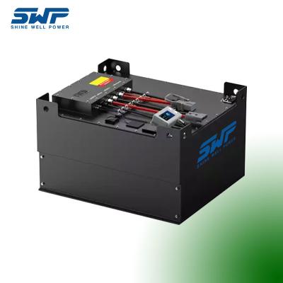 China 25.6V1620Ah Lifepo4 Batería de montacargas de iones de litio Batería de montacargas de iones de litio 200A Corriente de descarga máxima en venta