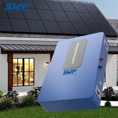 China 51.2V100Ah Long Cycles High safe LiFePO battery Wall Mounted Battery Storage UL Solar Energy Storage for sale