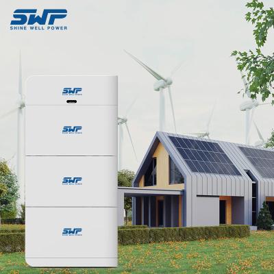 China 50Ah High Voltage Battery Storage Stackable Solar Battery Storage System for sale