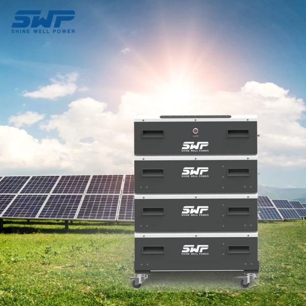 51.2V100Ah stackable battery system 100A Charge/Discharge Current ...