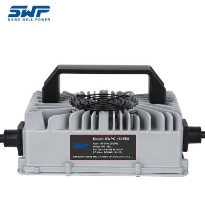 China Output Current 30A Golf Cart battery Charger with Aluminum Profile for sale