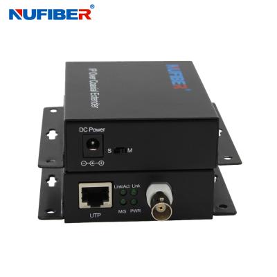 China 2KM 10 / 100M Ethernet Over Coax Extender IP Over BNC EOC Via 75ohm Coaxial Cable for sale
