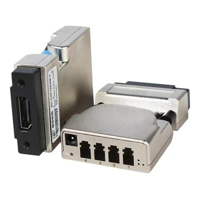 Chine Extenseur fibre optique Mini DVI 4 cœurs avec fonction EDID 1080P pour affichage numérique à vendre