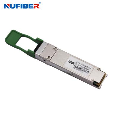 China 100G QSFP28 Transceiver CWDM4  2km LC for cisco huawei aruba hp hot pluggable duplex LC connector 4 lanes MUX/DEMUX design for sale