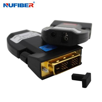 China 1920x1200 60Hz 1080P Single Core DVI To Fiber Extender Multi Mode 500 Meters for sale