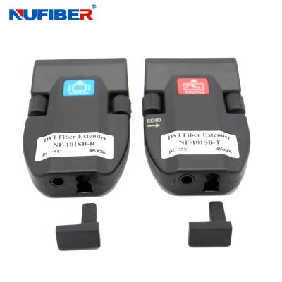 China 1920x1200 60Hz 1080P Single Core DVI To Fiber Extender Multi Mode 500 Meters for sale