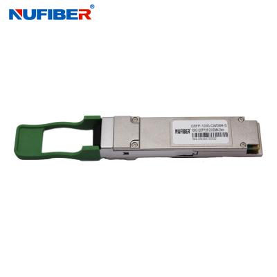 Китай 100G QSFP28 Передатчик одномодный 10 км LC для cisco huawei aruba hp горячее подключаемое дуплексное LC-коннектор 4 полосы MUX/DEMUX дизайн продается