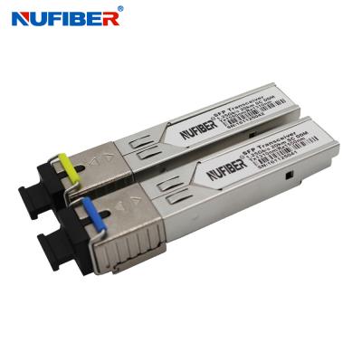 China SC Connector 1.25G SFP Transceiver 1310nm 1550nm SFP Optical Module for sale