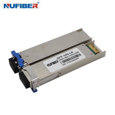 China XFP-10G-ZR 10G XFP Transceiver , Single Mode Optical Transceiver Modules 120km 1550nm for sale
