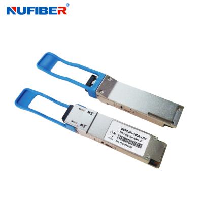 China MTP MPO 100G QSFP28 Optical Transceiver Hot Pluggable QSFP28-100G-LR-S for sale