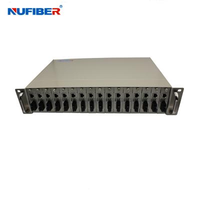 China 16 Slots 19'' 2U Rackmount Server Chassis For Card Type Media Converter NF-R1600D-2U for sale