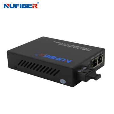 China MM 850nm 0.55km SC Fiber Ethernet Switch Broadcast Storm Protection for sale