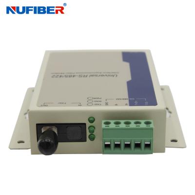 China Serial de RS485 RS422 al convertidor de la fibra en venta