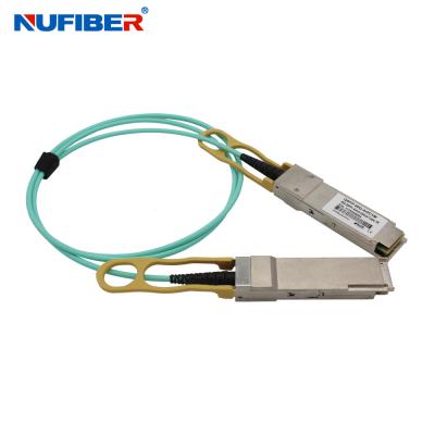 China QSFP 40G AOC cabografam a fibra Jumper Cable 3m 5m 7m Cisco 20m compatível à venda
