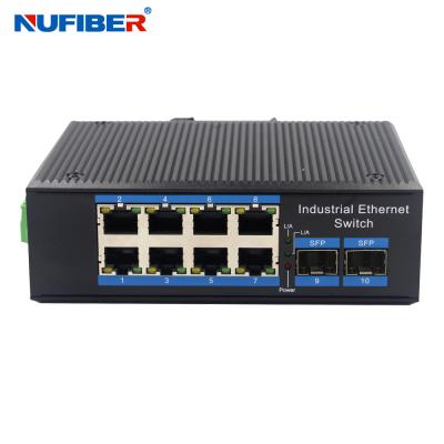China 8port Unmanaged Industrial Switch Industrial Ethernet Switch Din Rail Mount for sale