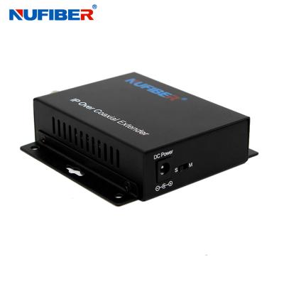 China 1 BNC 1 RJ45 1.5KM IP Over Coax Converter With 12VDC Power Supply for sale