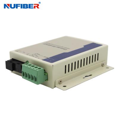 China Simplex Single Mode 1310nm 1550nm RS485 RS422 To Fiber Converter for sale