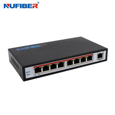 China ODM 4 del OEM interruptores portuarios de Ethernet de 8 16 24 48V POE para NVR en venta