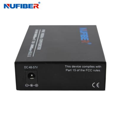 China SFP ao conversor da fibra do ponto de entrada do gigabit do RJ45 30W para a rede do CCTV à venda