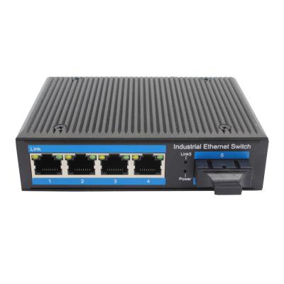 China Medios convertidor del dinar IP40 4 del carril de la fibra portuaria de Gigabit Ethernet en venta