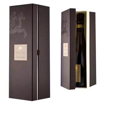 China bespoke alcohol gift box liquor packaging box brandy paper box vodka box tequila box whisky box for sale