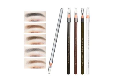 China Anti Anesthetics Eyebrow Makeup Pencil Brow Liner Positioning Pen Long Lasting Peel Off Pull Line for sale
