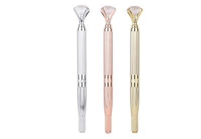 中国 ダイヤモンドのパーマのためのハンドメイドのMicrobladingの入れ墨のペンのステンレス製の1つの側面は構成する 販売のため