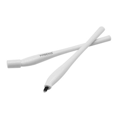 China White Disposable Eyebrow Tattoo Manual Pen Micropigmentation for sale