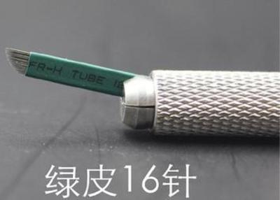 China PCD Permanent Makeup Eyebrow Tattoo Needles For Manual Tattoo Pen 16 Pin Needle for sale