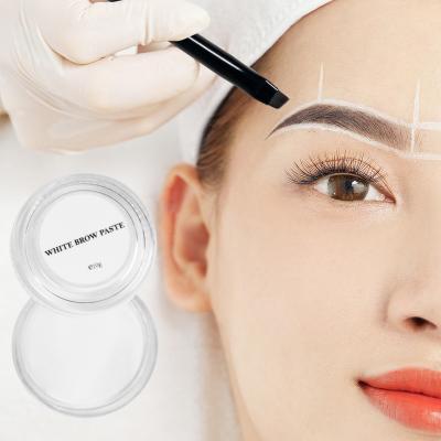 China Beauty Salon White Brow Paste Lip Design For Permanent Makeup Secure Eyebrow Liner for sale