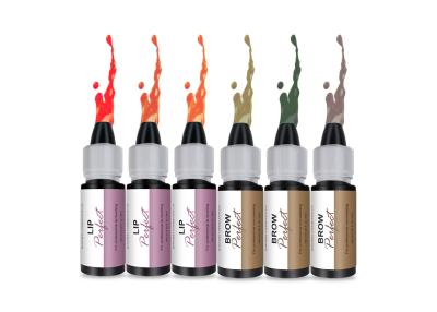 China 6ML Emulsion Mikroblading Permanent Make-up Pigment Augenbrauen Kosmetik Tinte Lippenblush Farbe zu verkaufen