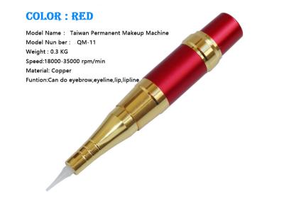 China Hand Held Taiwan Professional Permanent Makeup Machine Pen Two Colors For Choose for sale