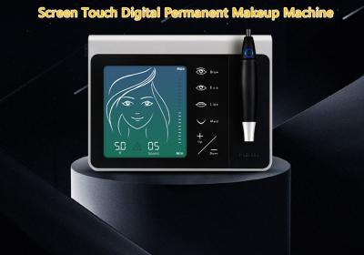China Black Electric Screen Touch Digital Permanent Makeup Machine / Cosmetic Eyebrow Tattoo Kit for sale