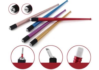 China Colorful Lightweight Manual Permanent Tatoo Pen For Eyebrow / Lip Operation for sale