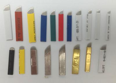 China 7 / bordado permanente da sobrancelha da composição de 14/17/18 agulhas Nano superiores de aço inoxidável do cartucho da elite dos pinos à venda