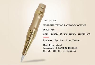 Cina Il tatuaggio Microblading MTS permanente a macchina dell'OEM compone il sopracciglio di Hairstroke della velocità della macchina 35000 giri/min. in vendita