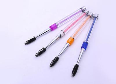 China Wholesale Price Crystal Eyelash Disposable Makeup Brush Lash Extension Tools Accessories for sale