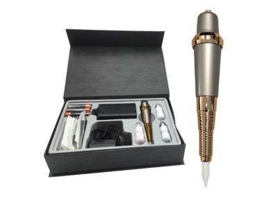 China Champagne 7500rmp Battery Permanent Makeup Tattoo Machine For Eyebrow/Eyeliner/Lip/Permanent Makeup for sale