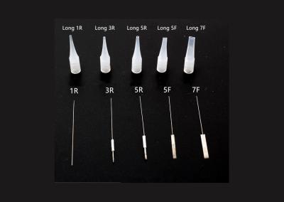 中国 mircobalding入れ墨の針および入れ墨の供給の永久的な構造/針の帽子のための生殖不能の使い捨て可能な針0.35*50mm、 販売のため