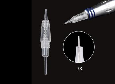 中国 医学等級0.40mm 5R 3Rのプラスチック入れ墨機械針の永久的な構造の針 販売のため