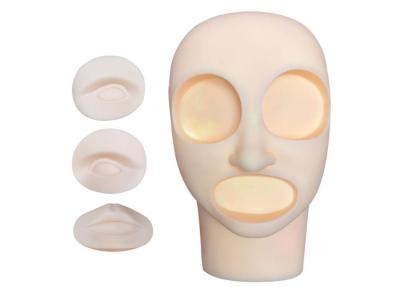 Китай Модель головы практики Microblading практики макияжа отделяемого мягкого силикона постоянная продается